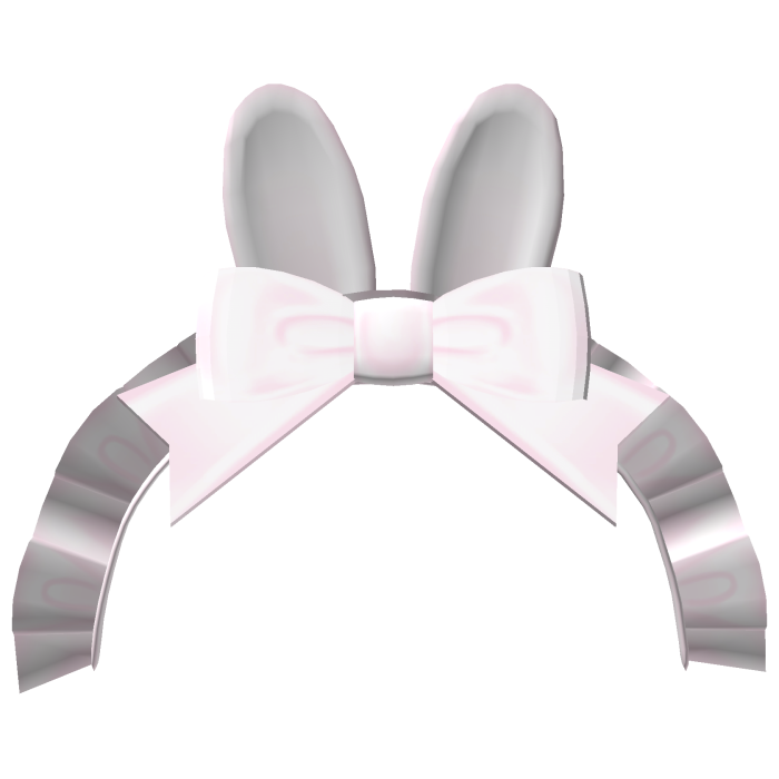 ♡⋮ruffled bunny headress in pink