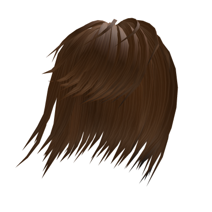 Brown Windy Scene Emo Hair