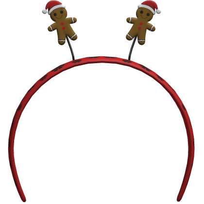 red christmas headband