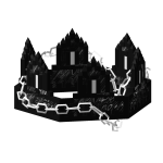 [GLITCH] White Chained Animated 8Bit Crown