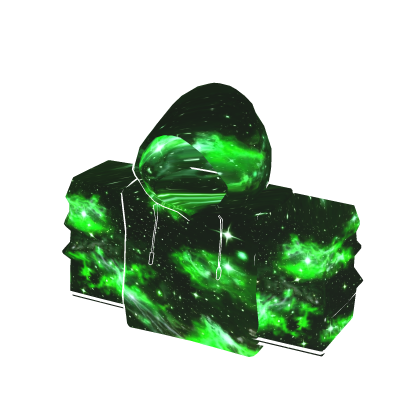 Green Galaxy Hoodie thumbnail