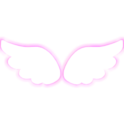 GLOWING Pink Angel Wings (GLOWS)