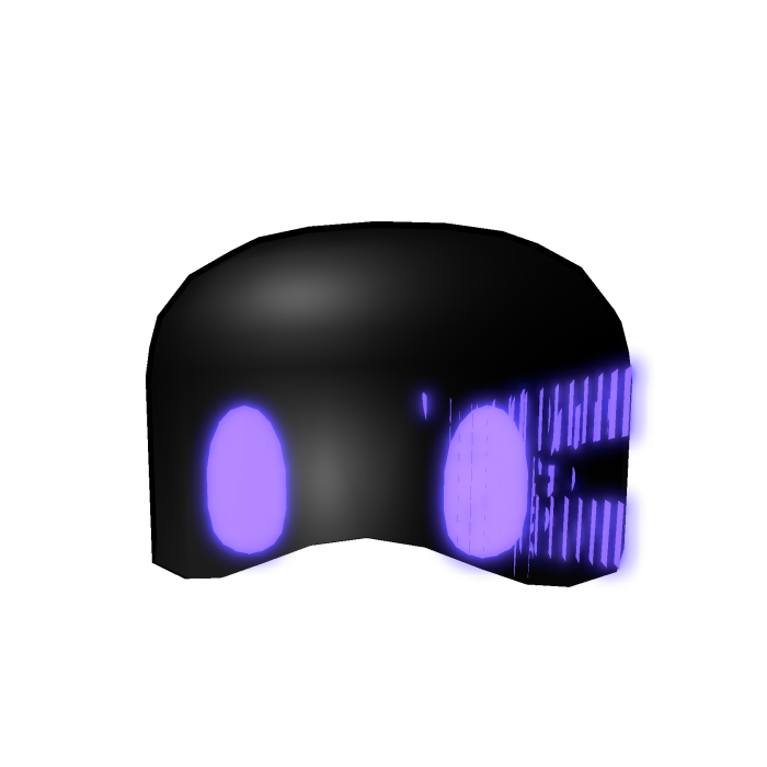 Medic Drone Visor Purple GLOWING EMISSIVE