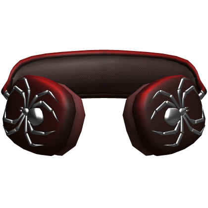 Red Spider Neck Headphones Roblox item