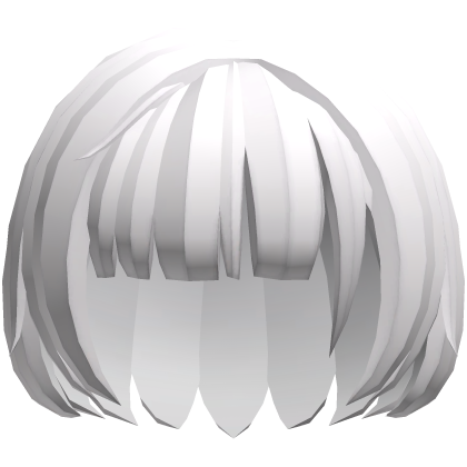 Kotone's White Bob Hair Roblox item