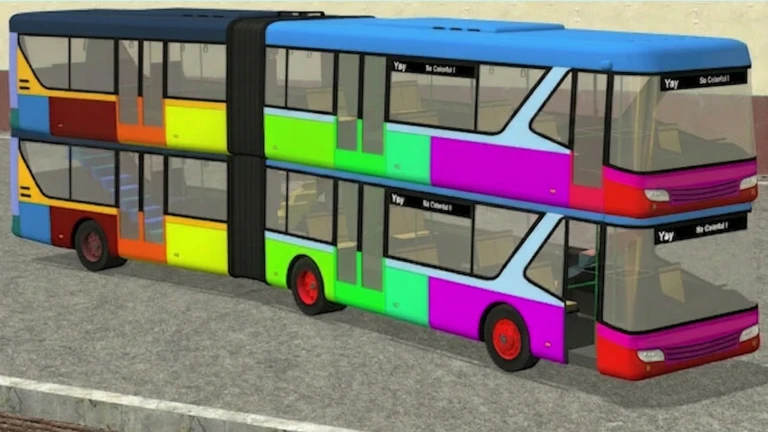 Ride rainbow bus?