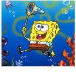 The Group Of Worshipping SpongeBob