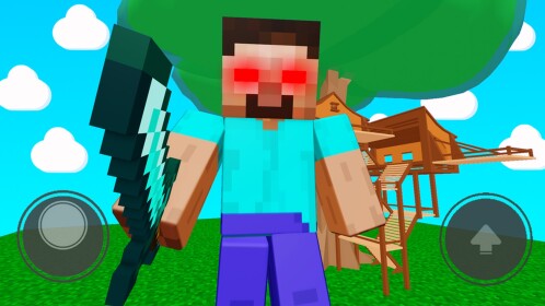 Survive Herobrine the Killer