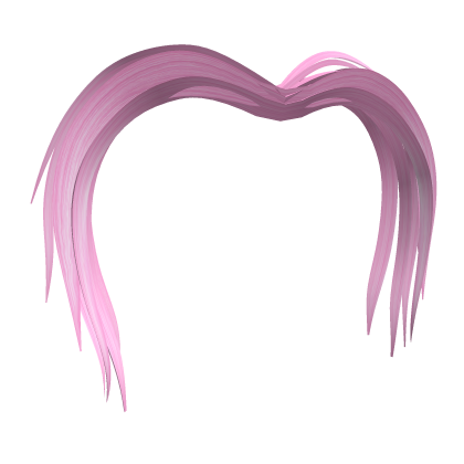 Pink Fluffy Scene Hair Extensions Roblox item
