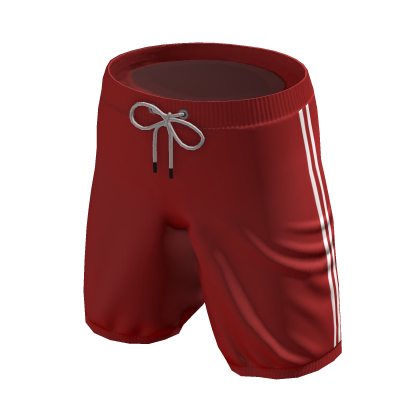 Red Sports Shorts