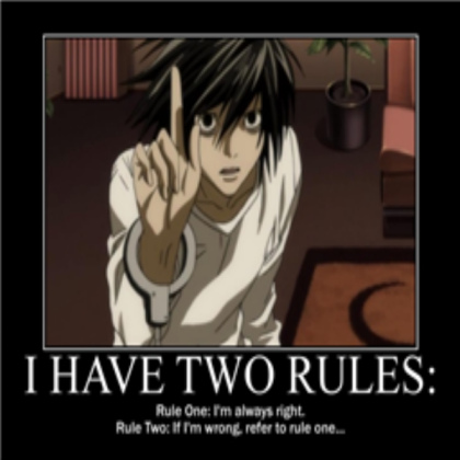 Demotivational Poster: Rulez Roblox decal