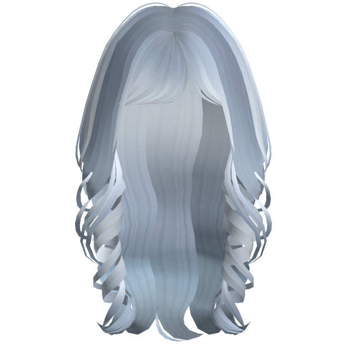 Soft Coquette Long Wavy Hair (Sky Blue)