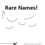 Rare Names!!!!!!!!!!!!!!!!