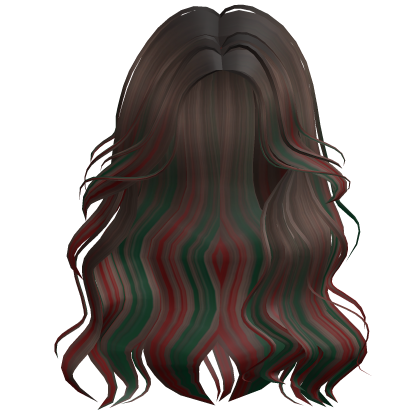 🎄Christmas Wavy Girl Hair (Brown) thumbnail