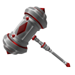 Cleansed Ruby  Crusher Hammer