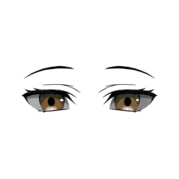 
Serene Glowing Eyes Brown (3D Face Accessory)