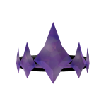 Purple Sparkle Crown