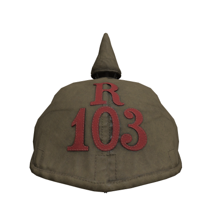 German Saxon 103rd Res. Early Pickelhaube Cover