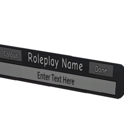 🔥 [Best!]  Roleplay Name Gui!