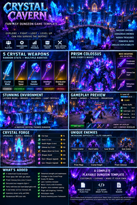 Crystal Cavern RPG System