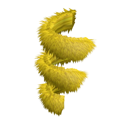 Yellow Fuzzy Fur Warmer (for Korblox) Roblox item render