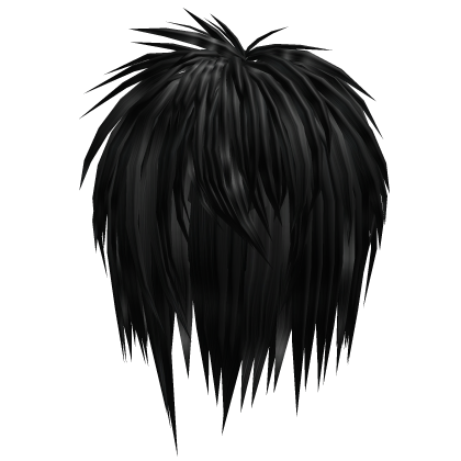Messy Spiky Emo Scene Vkei Hair (Black) Roblox item