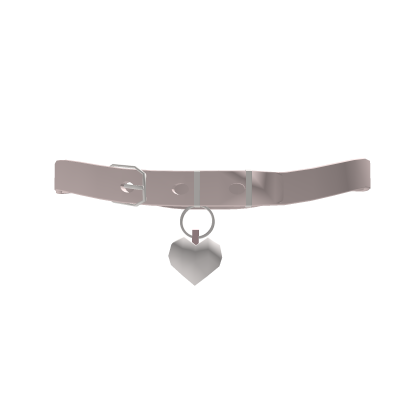 1.0 Pink Heart Puppy Collar 