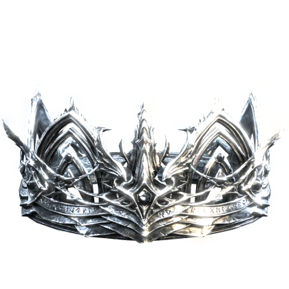 Glowing Dread King Crown - White