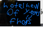 Hotel of frog’s