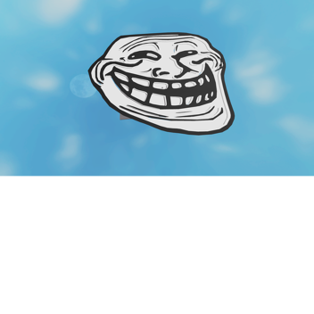 Giant troll face on a baseplate