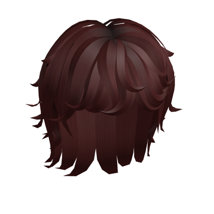 Stylish Swirly Wave Red Short Curly y2k Roblox item