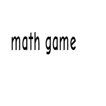math game