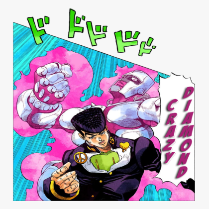 Jojo's Bizarre Adventure Manga - Crazy Diamond Roblox decal