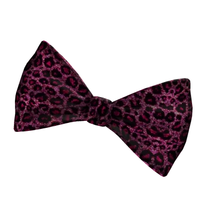 Oversized Pink Leopard Scene Bow | Roblox Item - Rolimon's