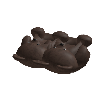 Y2K Teddy Bear Slippers [Brown] thumbnail