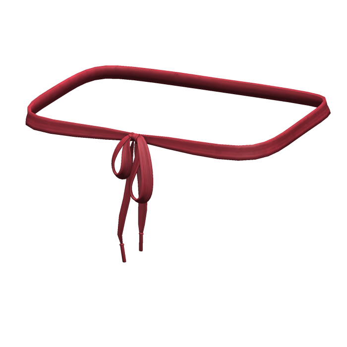 -',ৎ Red Thrifted Shoelace Belt (3.0)