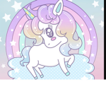 Kawaii unicorn group