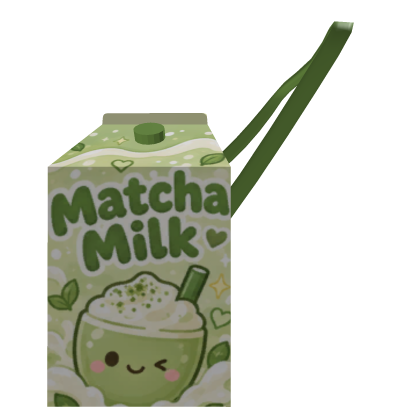 [ 1.0 VER. ] Matcha Milk Tea Crossbody Purse Roblox item