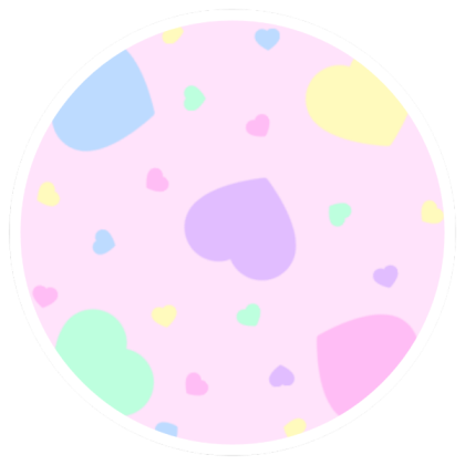 TB PNG Pastel Circle Hearts Cute Y2K Delicate Girl Roblox decal