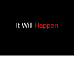 it will happen soon