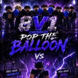 8 vs 1 :Caribbean Pop The Balloon 🎈