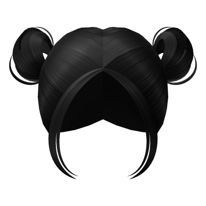 Kawaii High Buns in Black