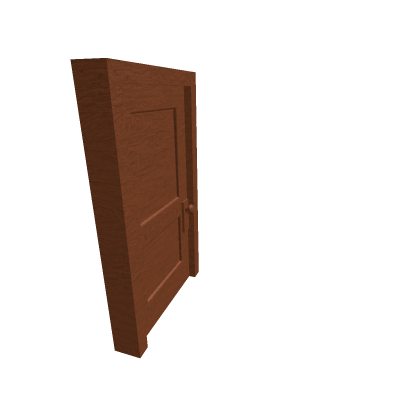Brown wooden door