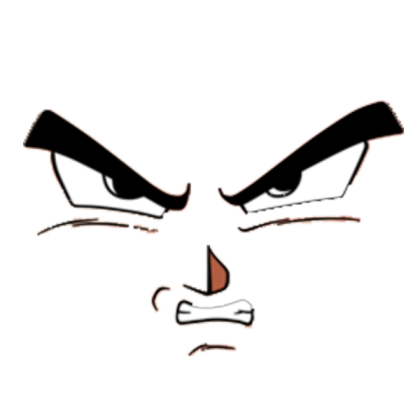 Vegeta Face Roblox decal