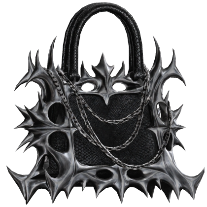 Chrome Thorned Balnenci Chain Handbag