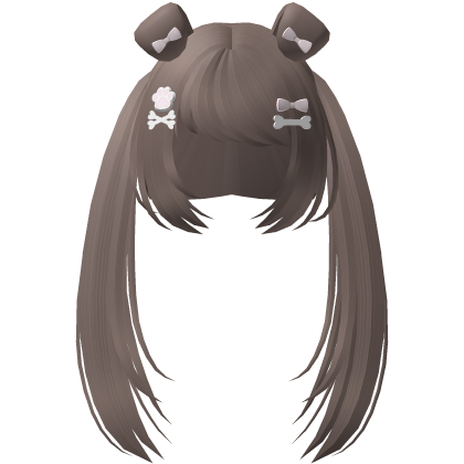   𐂯ྀི ‿ brown cutesy pup pigtails . ‿ 𐂯ྀི