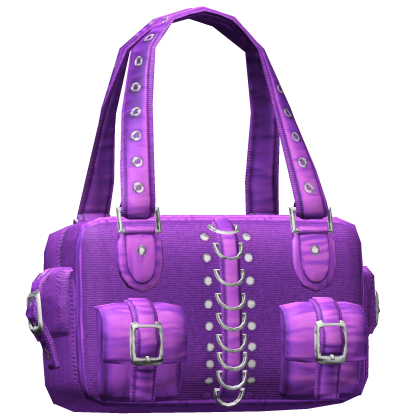Purple Gothic Buckle Shoulder Bag 3.0