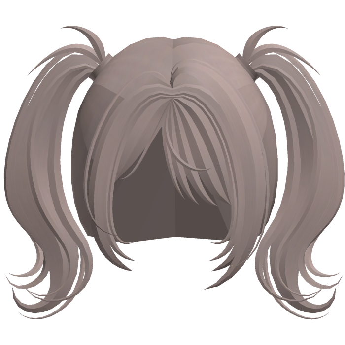 messy pigtails in dust