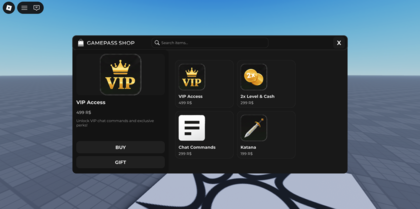 Advanced Gamepass Gifting System preview 1