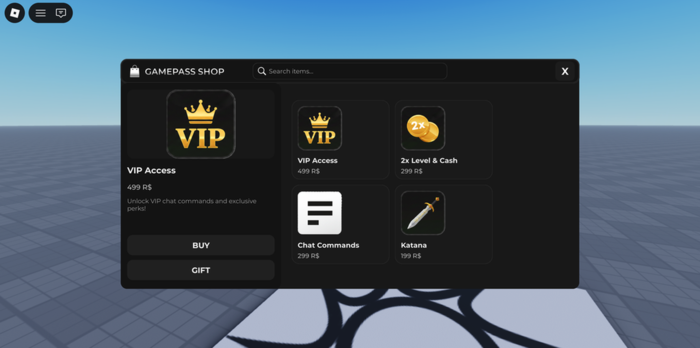 Advanced Gamepass Gifting System preview 1